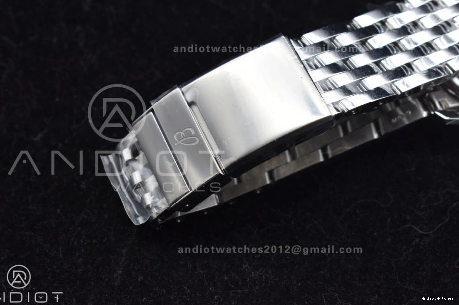 SS Navitimer Bracelet 1:1 Functional RG White 1 923 on Edition V7F Best A Dial Bezel SS 0827